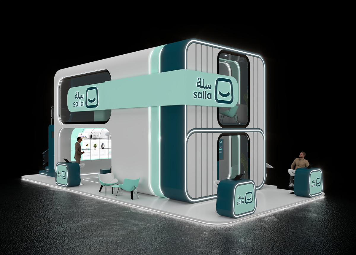 Salla booth — exhibition stand
